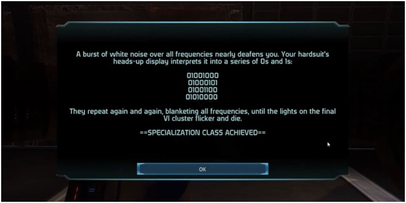 Mass Effect Rogue VI asks for help