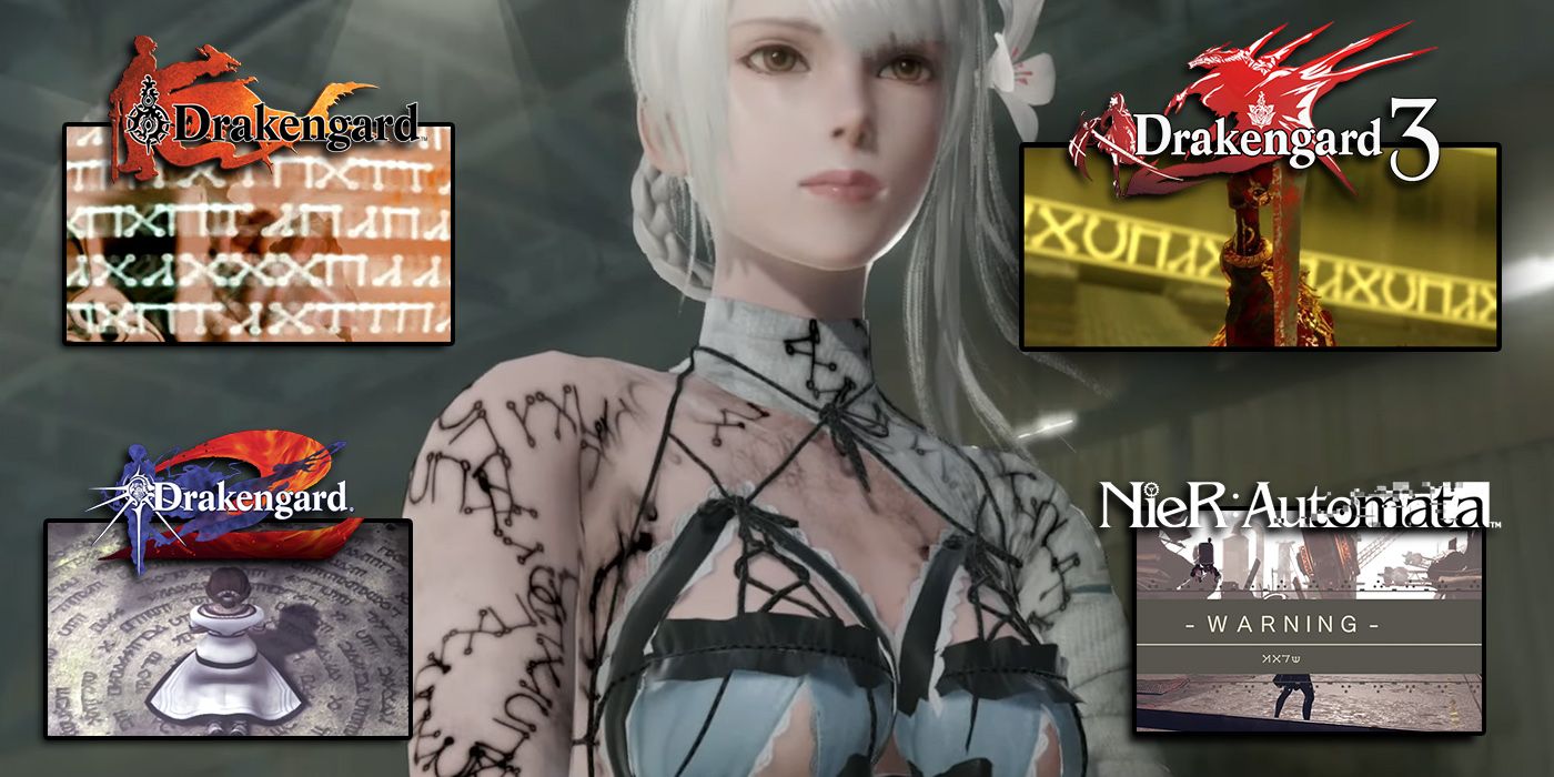 Nier Replicant v1.22: Examples Of The Angelic Language In All Four Games