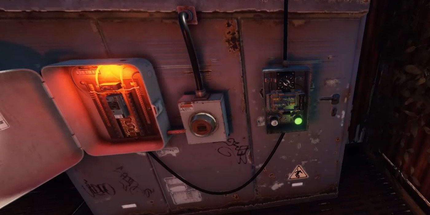 rust electrical box in water treatment