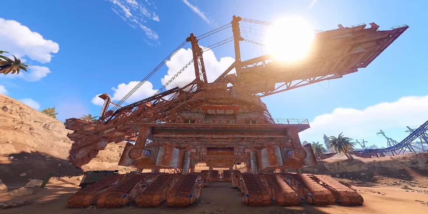rust excavator