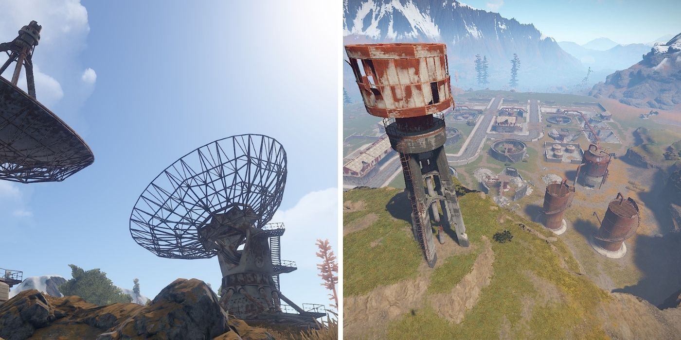 Rust - Satellite monument - Water treatment plant monument