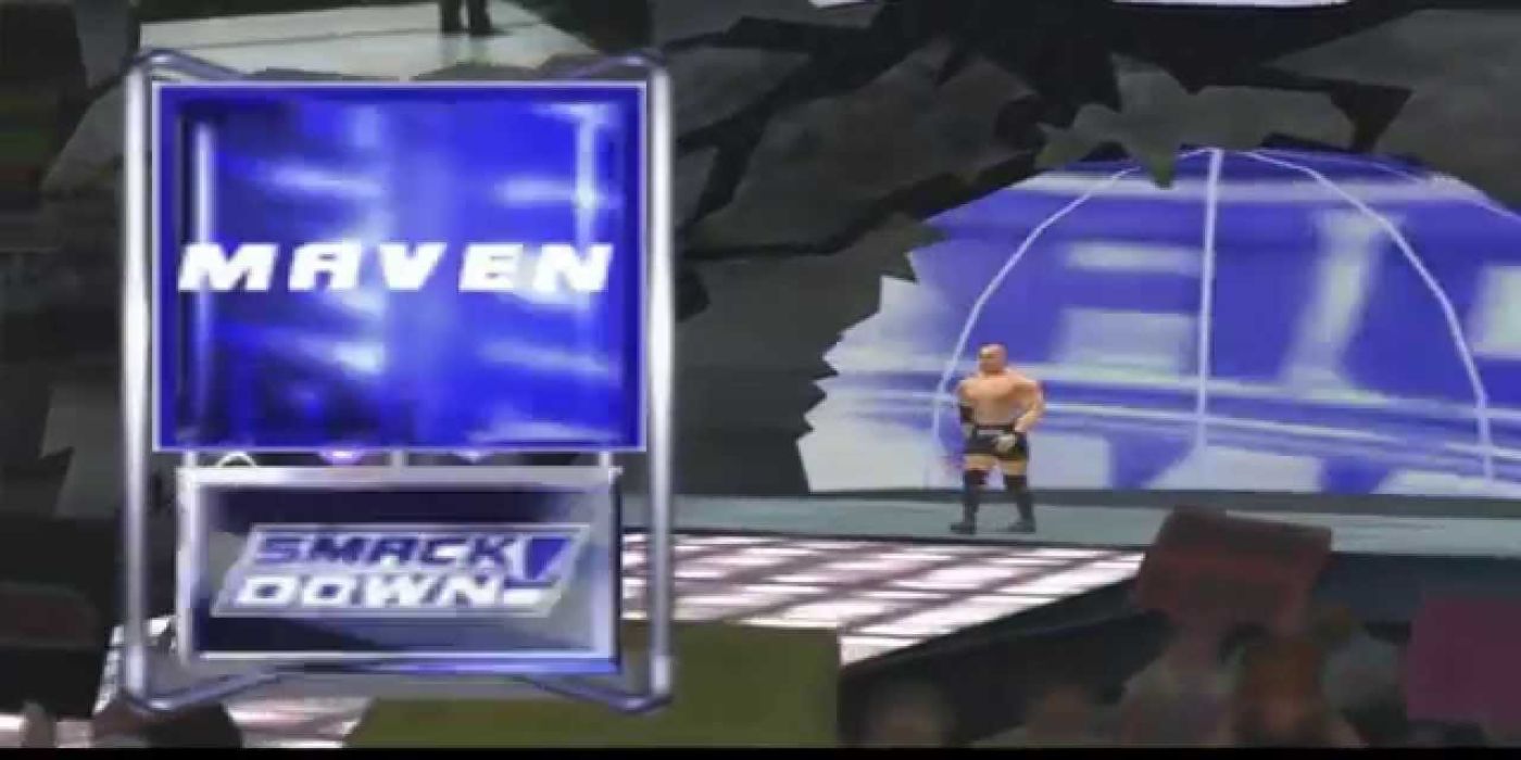 Maven walks down to the ring during his entrance in SD Shut Your Mouth