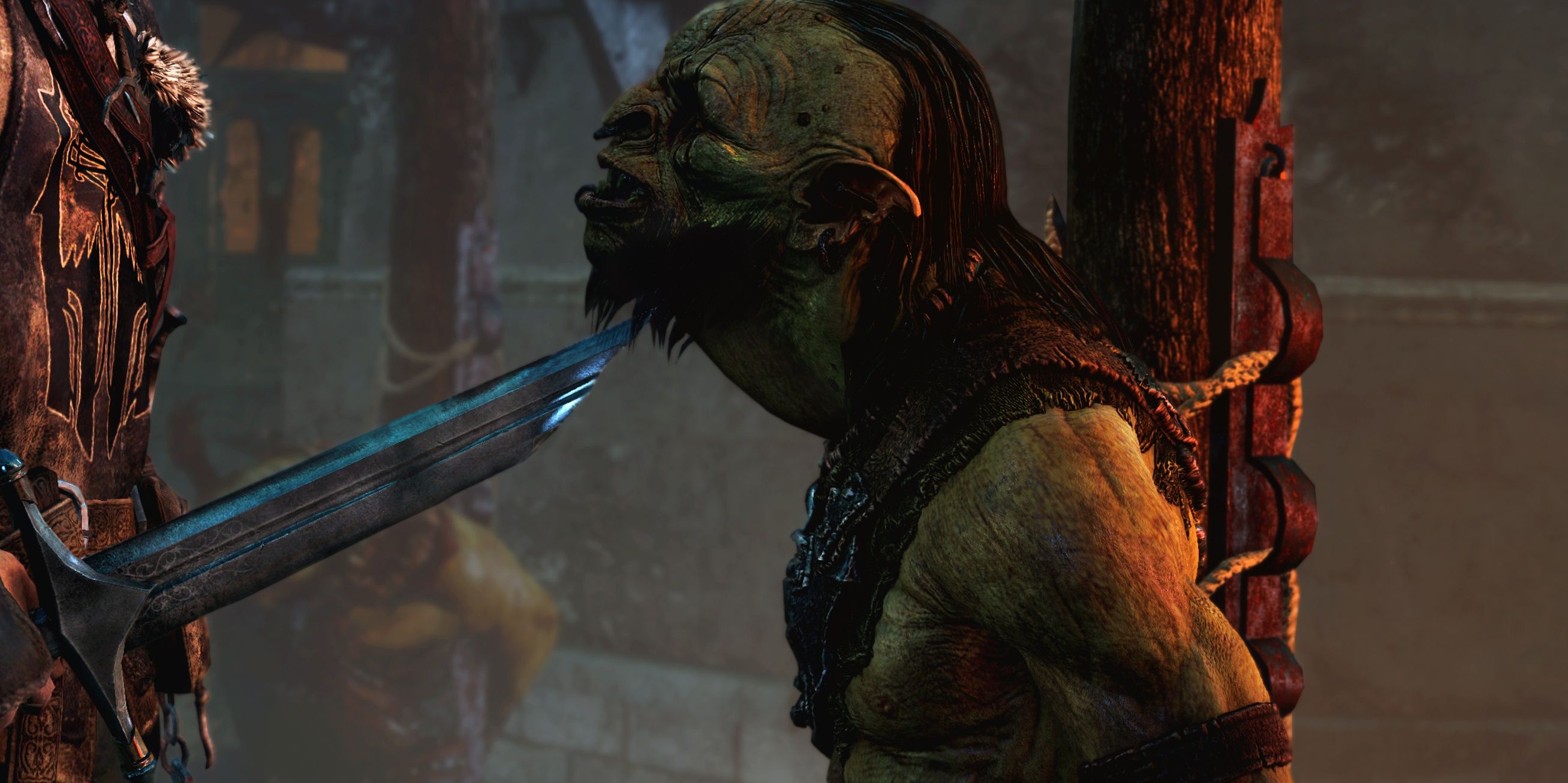 Shadow of War Ratbag Tied To Post