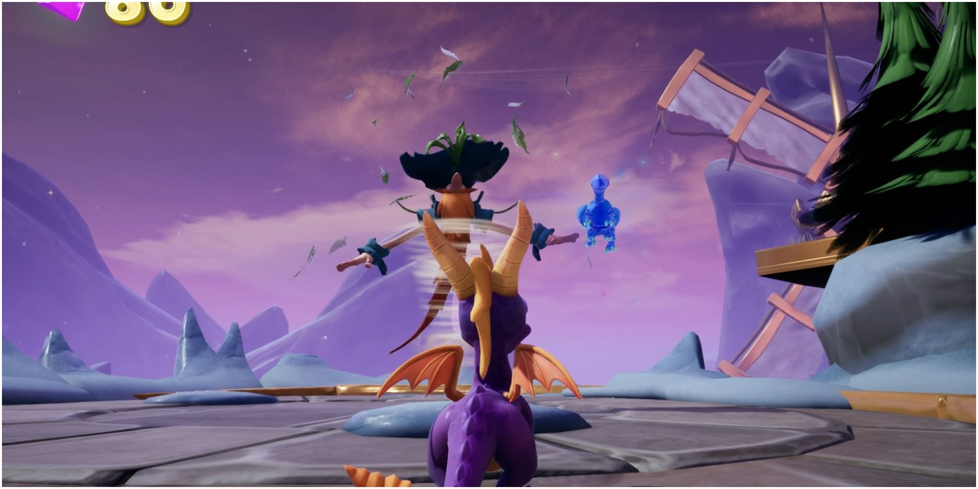 Spyro The Dragon Fighting Blowhard