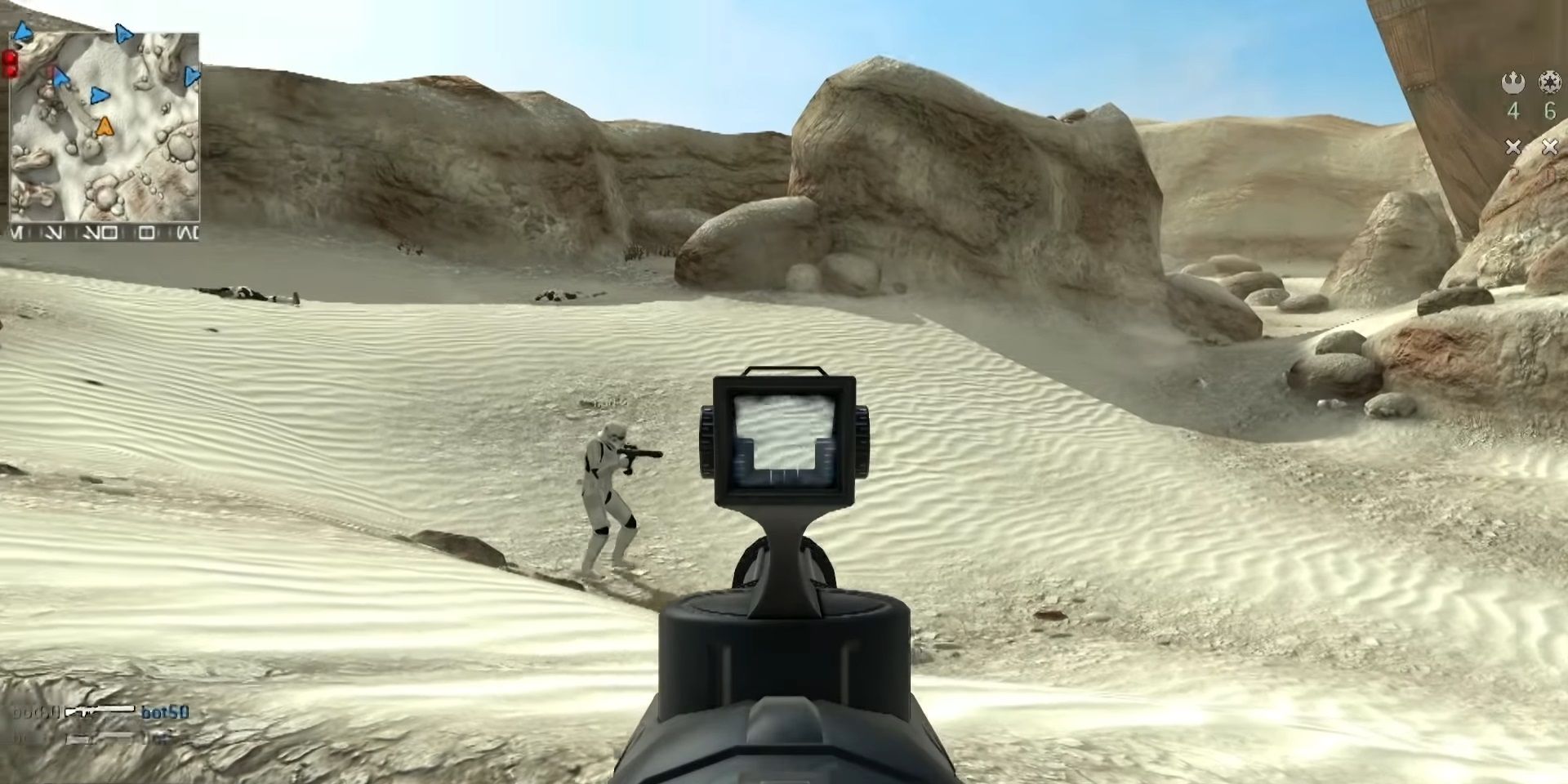 Star Wars Galactic Warfare - Aiming at a trooper