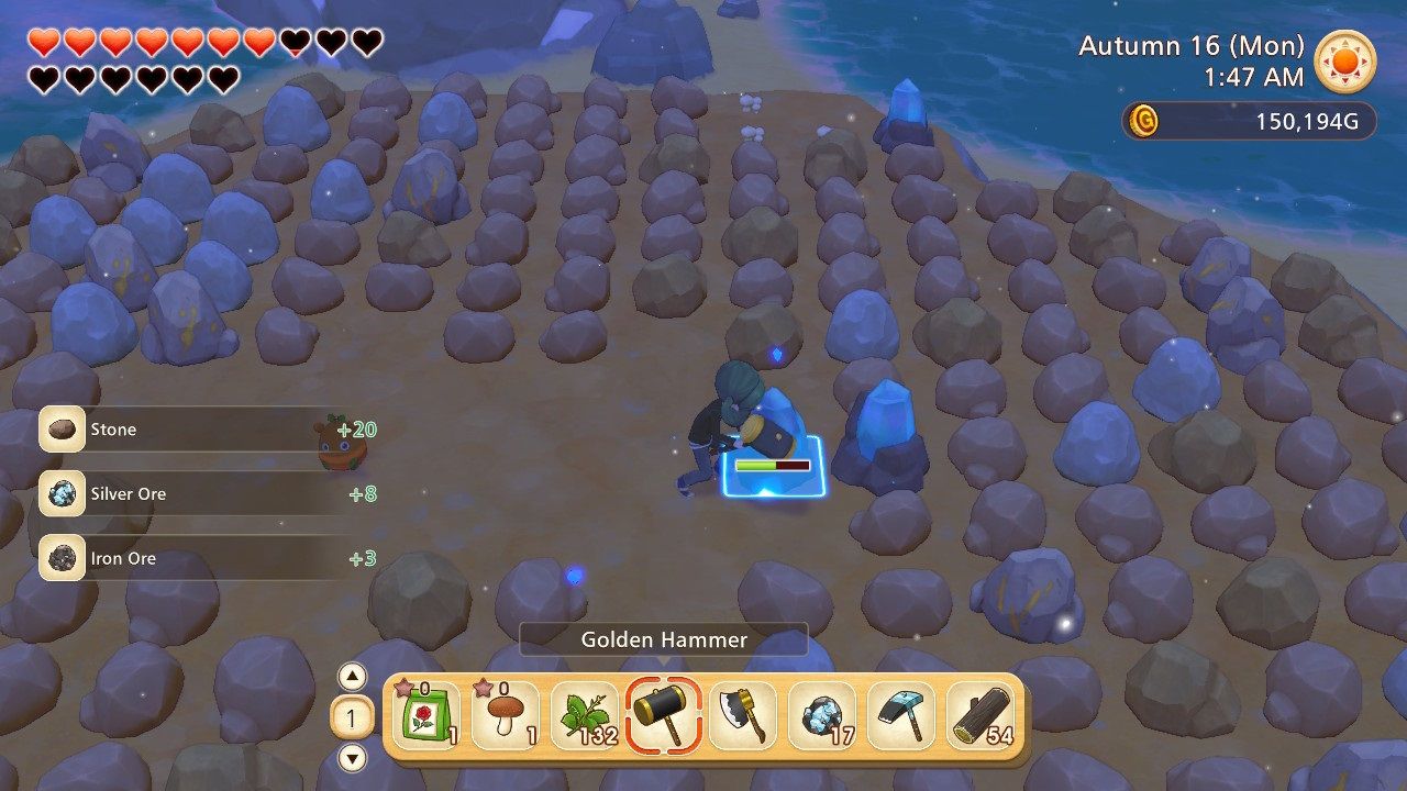 Story of Seasons Pioneers of Olive Town Orichalcum Ore in Stonebreaker Valley