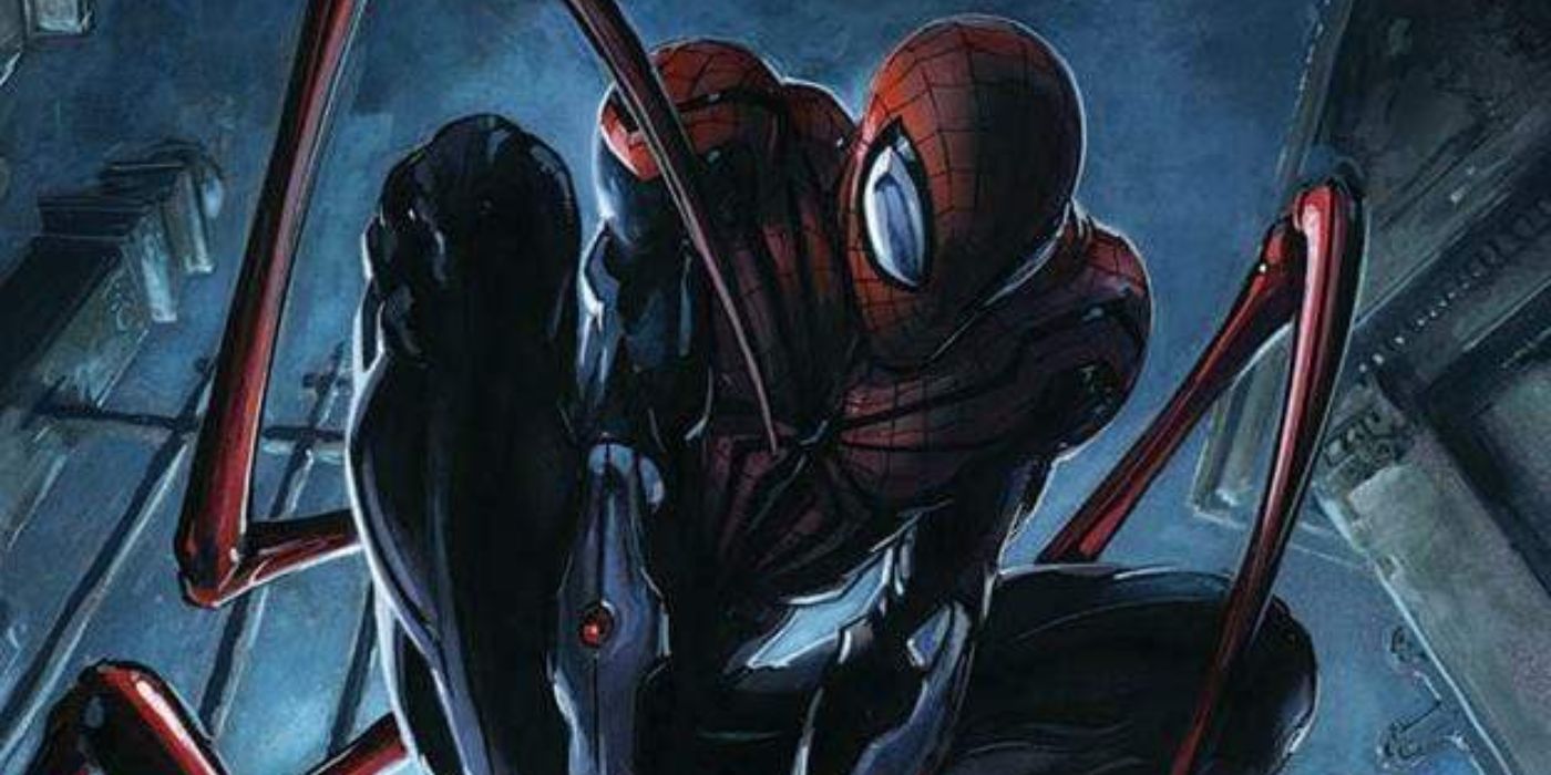 The Superior Spider-Man on the cover of the first issue of the comic of the same name