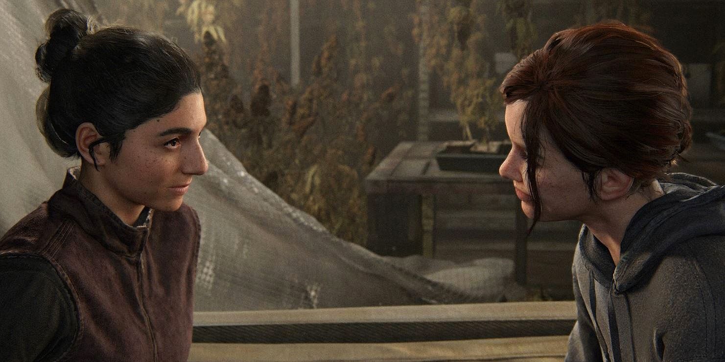 Dina and Ellie in The Last of Us 2