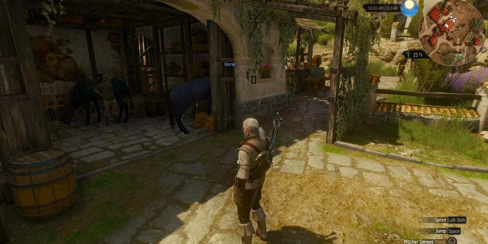 The Witcher 3 Corvo Bianco stable
