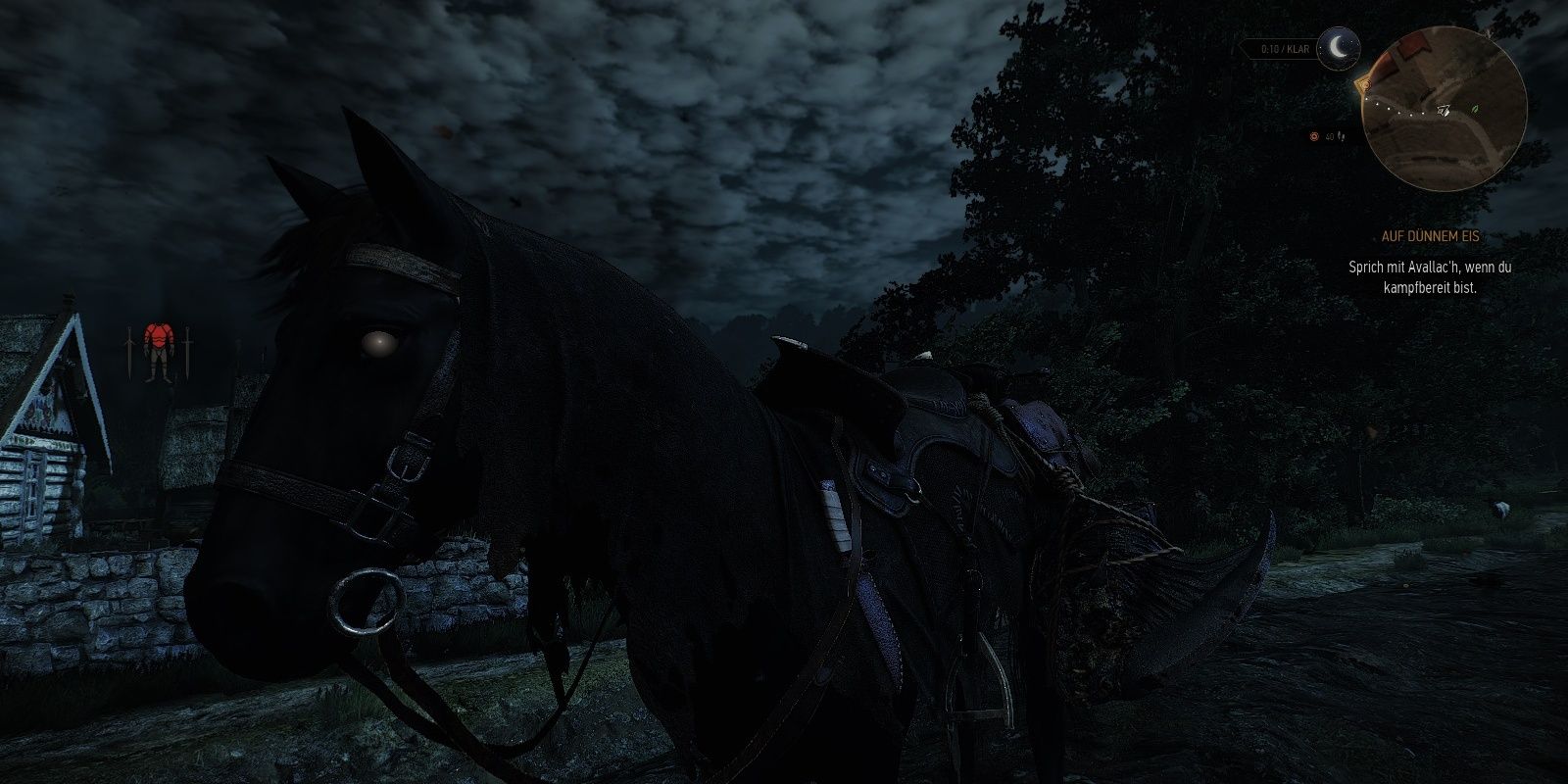 The Witcher 3 Roach with the sadle from Gaunter O'Dimm