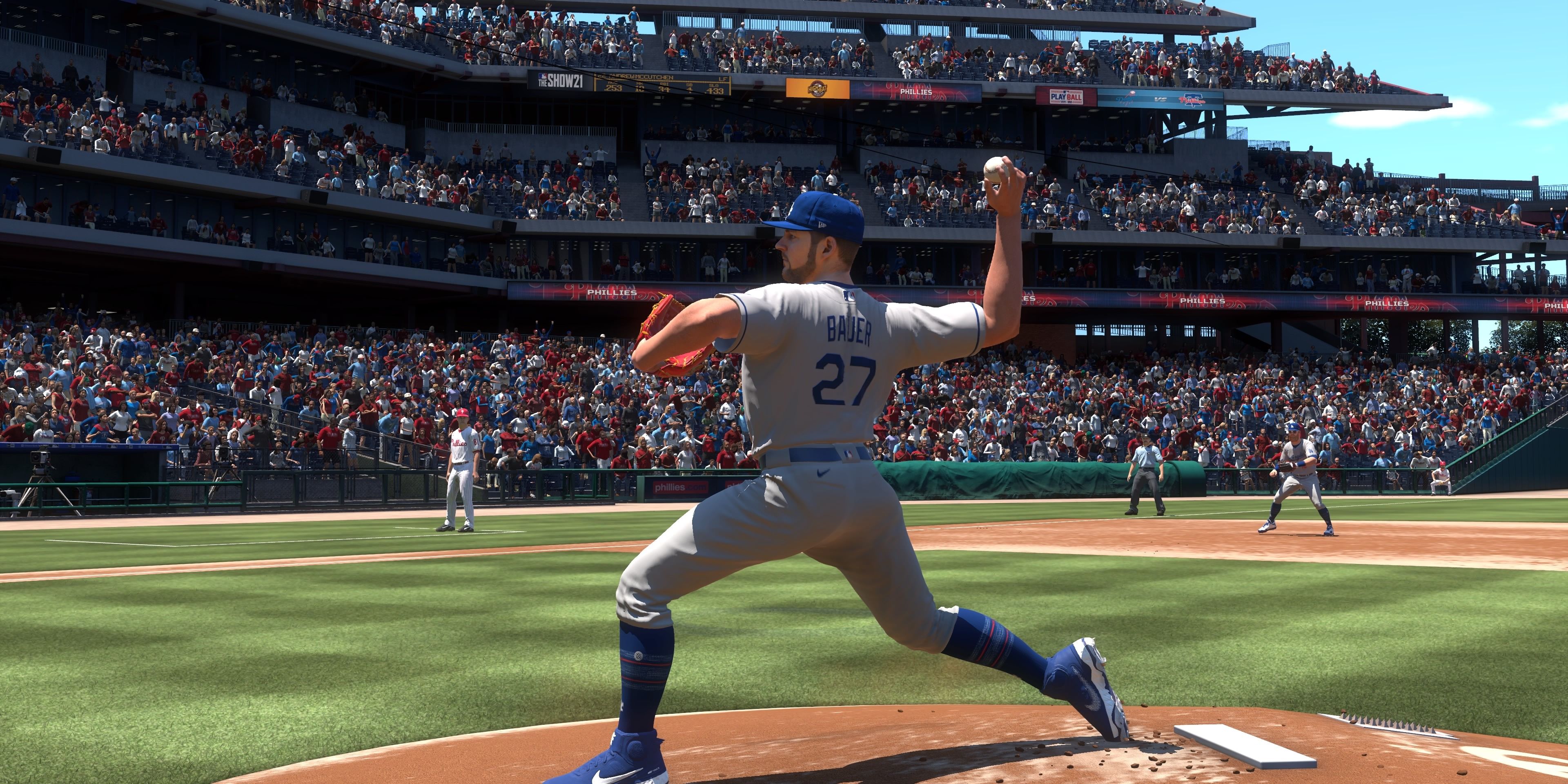 Trevor Bauer pitching