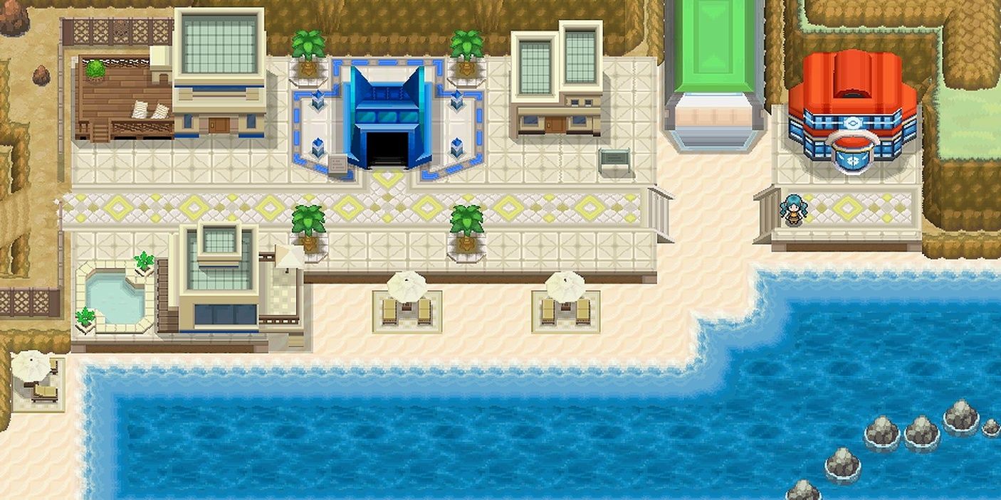 Undella Town as it appears in Pokemon Black 2 & White 2