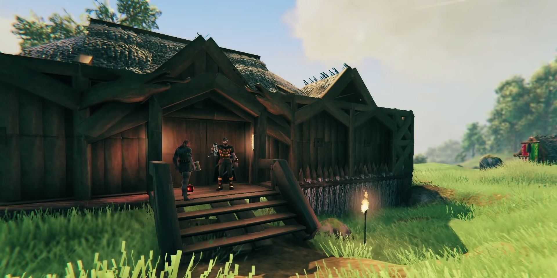 Valheim - Characters Interacting