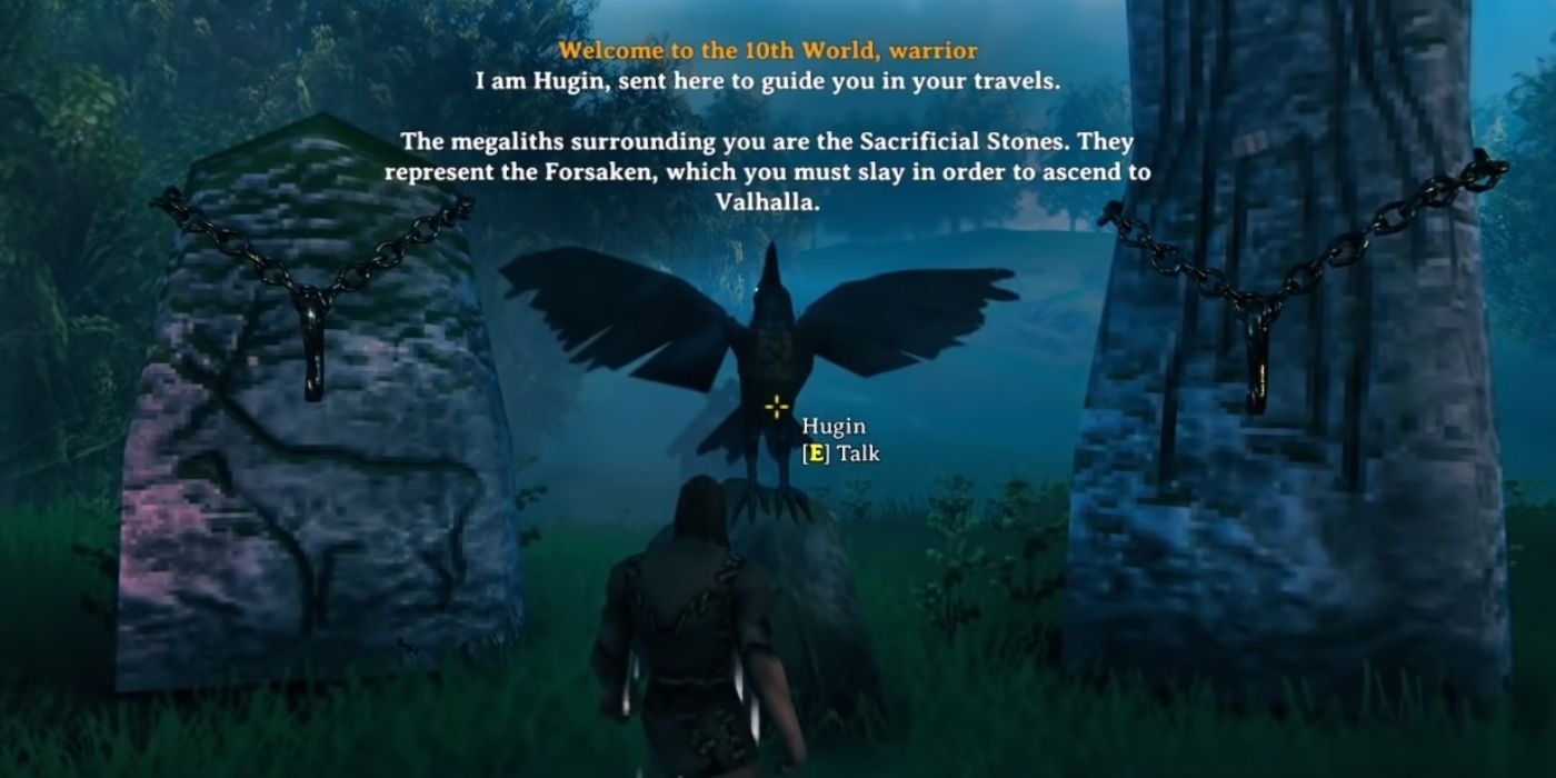 Valheim Hugin The Raven Text