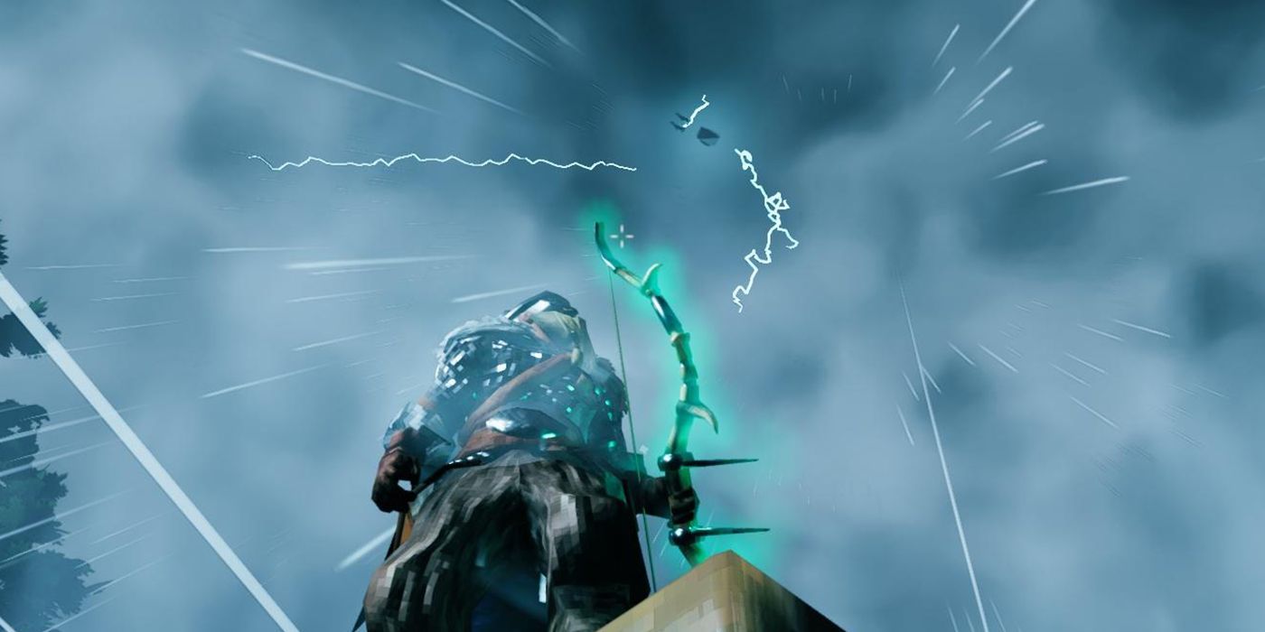 Thor Appearing In Valheim During A Storm