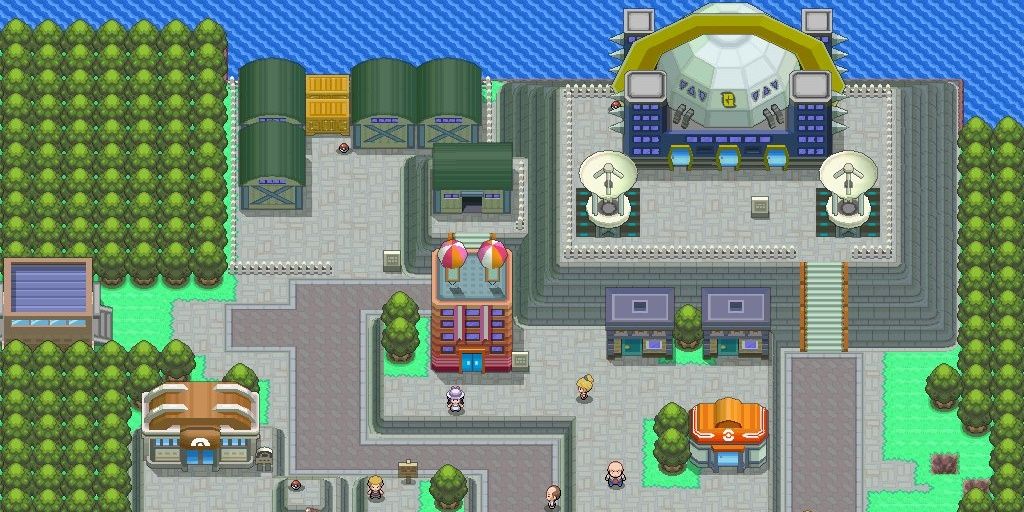 Veilstone City as it appears in Pokemon Platinum