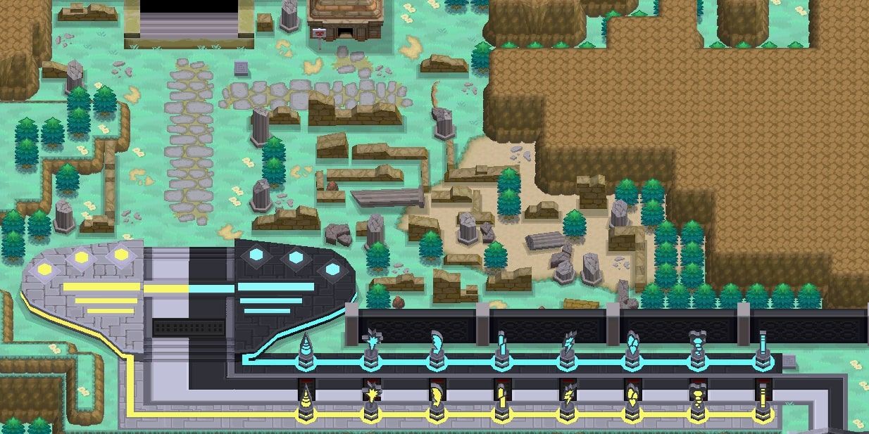 Victory Road as it appears in Pokemon Black 2 & White 2