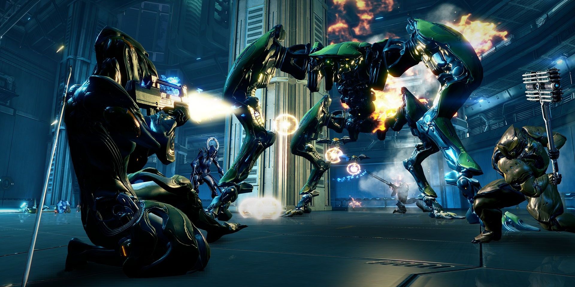 Warframe Combat Encounter