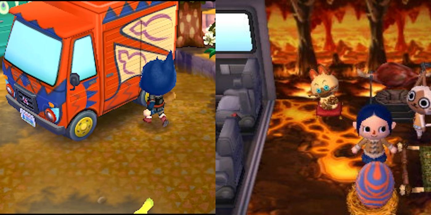 Felyne's RV in Animal Crossing