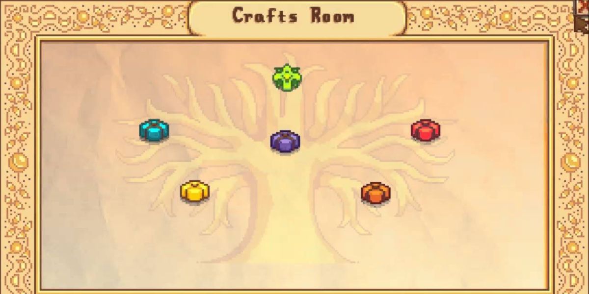 The crafts room bundle in the Community Center.