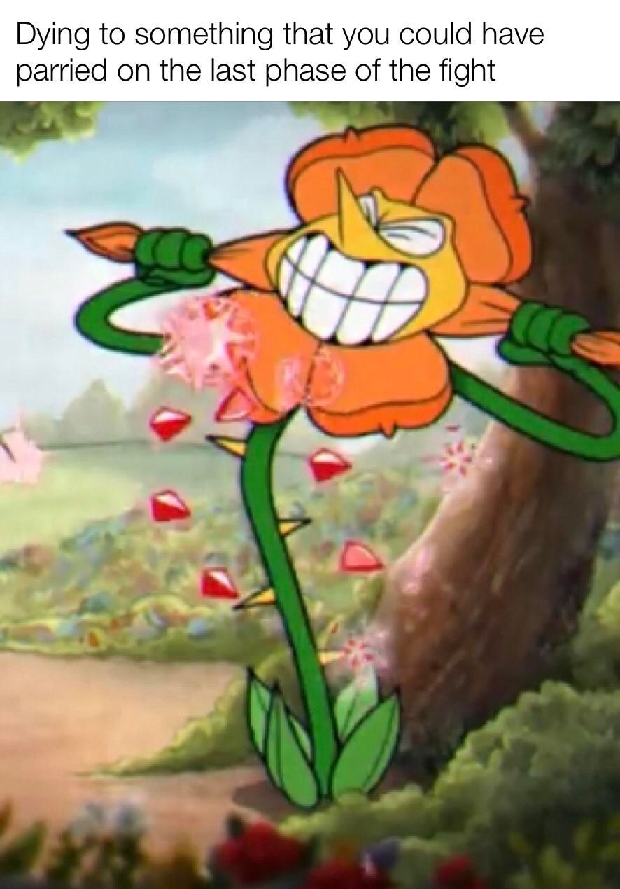 cuphead parry meme