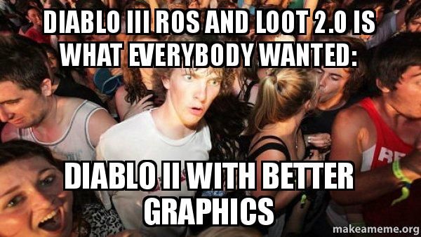 Diablo 2 Vs Diablo 3 Meme