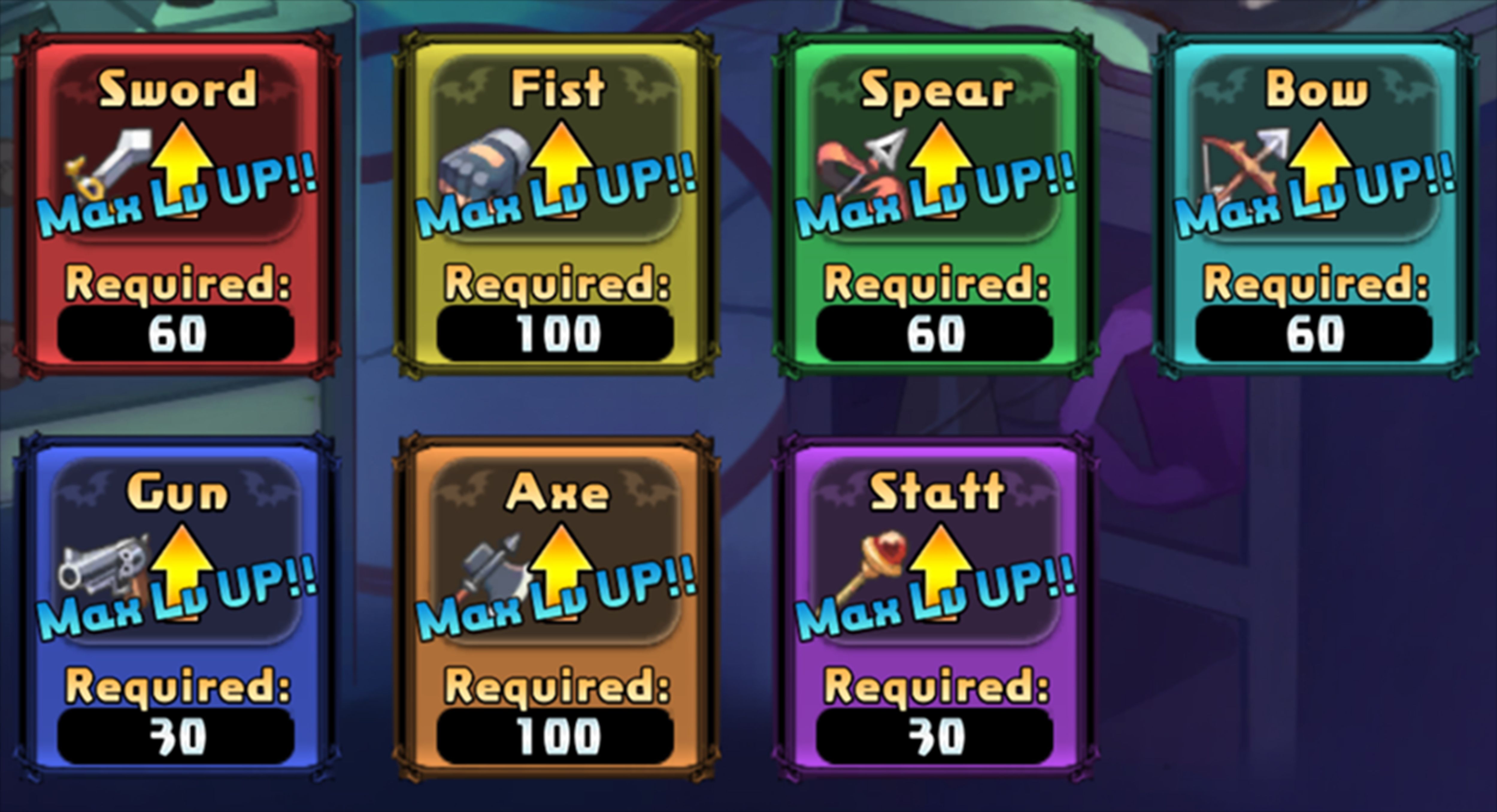 Disgaea RPG using Mana for upgrading Weapon Mastery