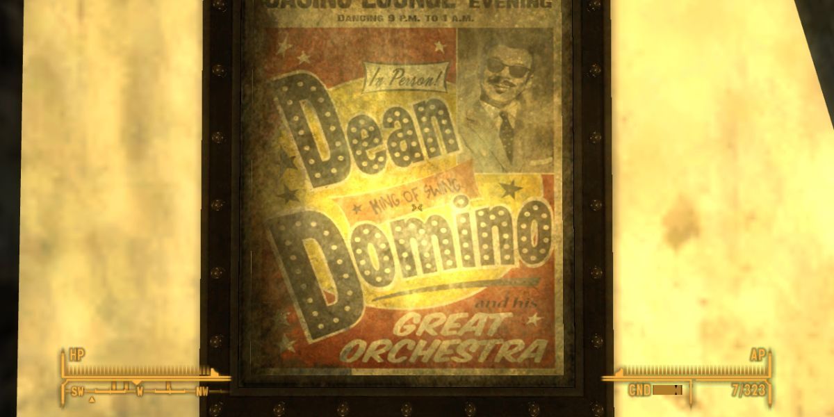 poster of dean domino in new vegas
