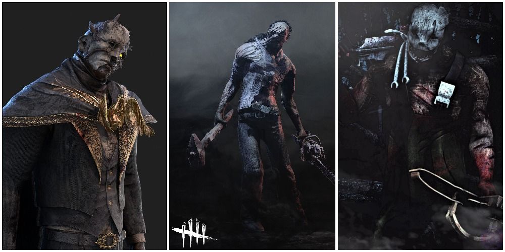 dead by daylight: wraith, hillbilly and trapper