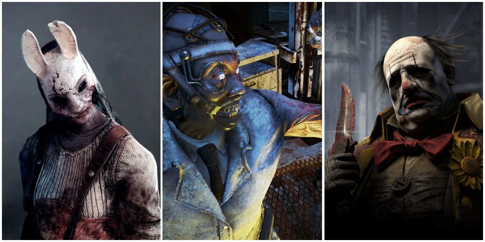 dead by daylight: the huntress, doctor and clown