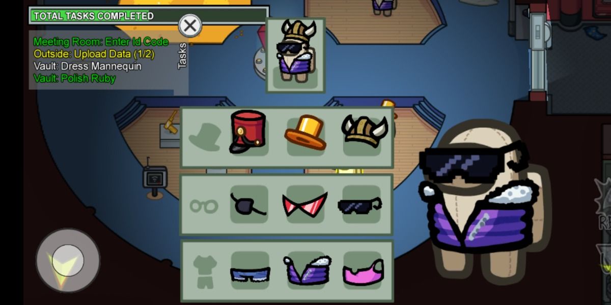 Dress Mannequin task in Among Us