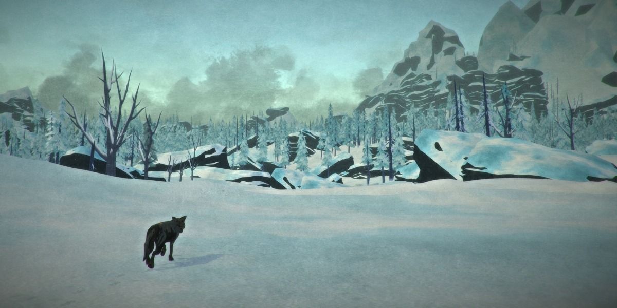 lonely wolf in The Long Dark