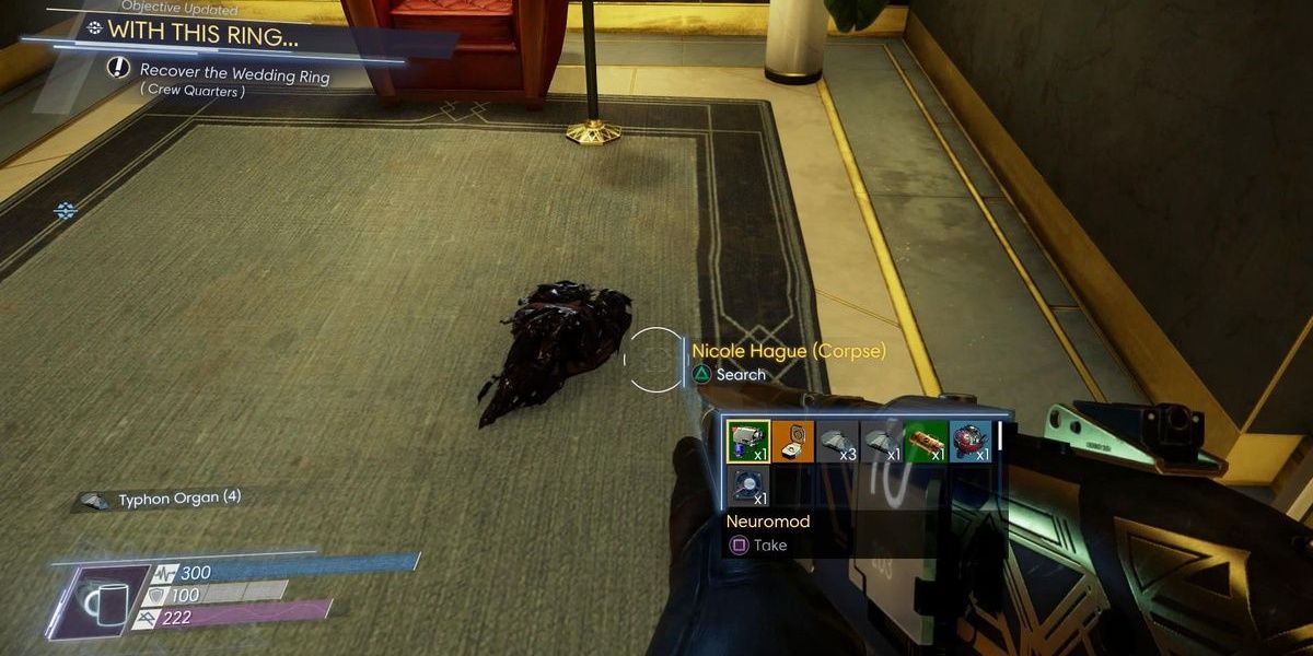 Prey Typhon corpse