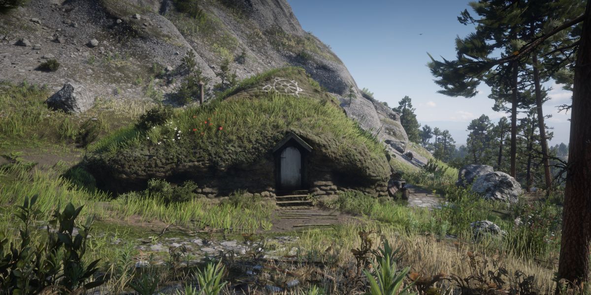 A view of the Mysterious Hill Home in Ambarino.
