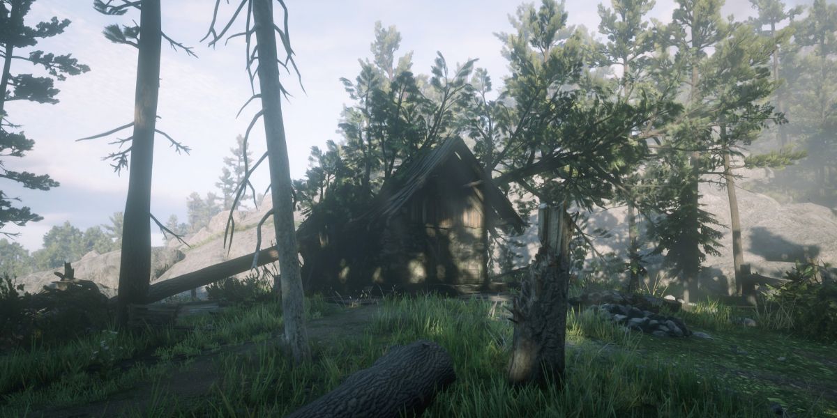 A view of the Flattened Cabin in Ambarino.