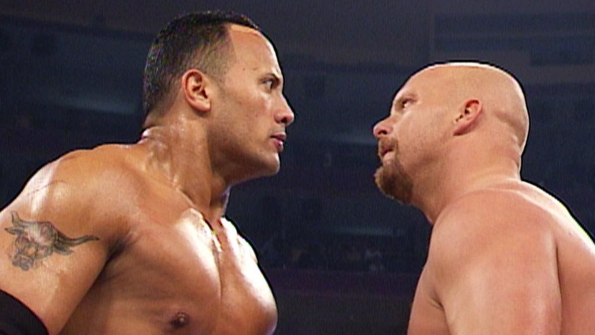 Rock vs Steve Austin