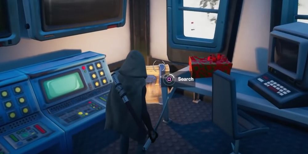 searching a chest fortnite