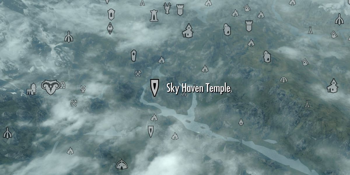 Sky Haven Temple Map Marker, Skyrim