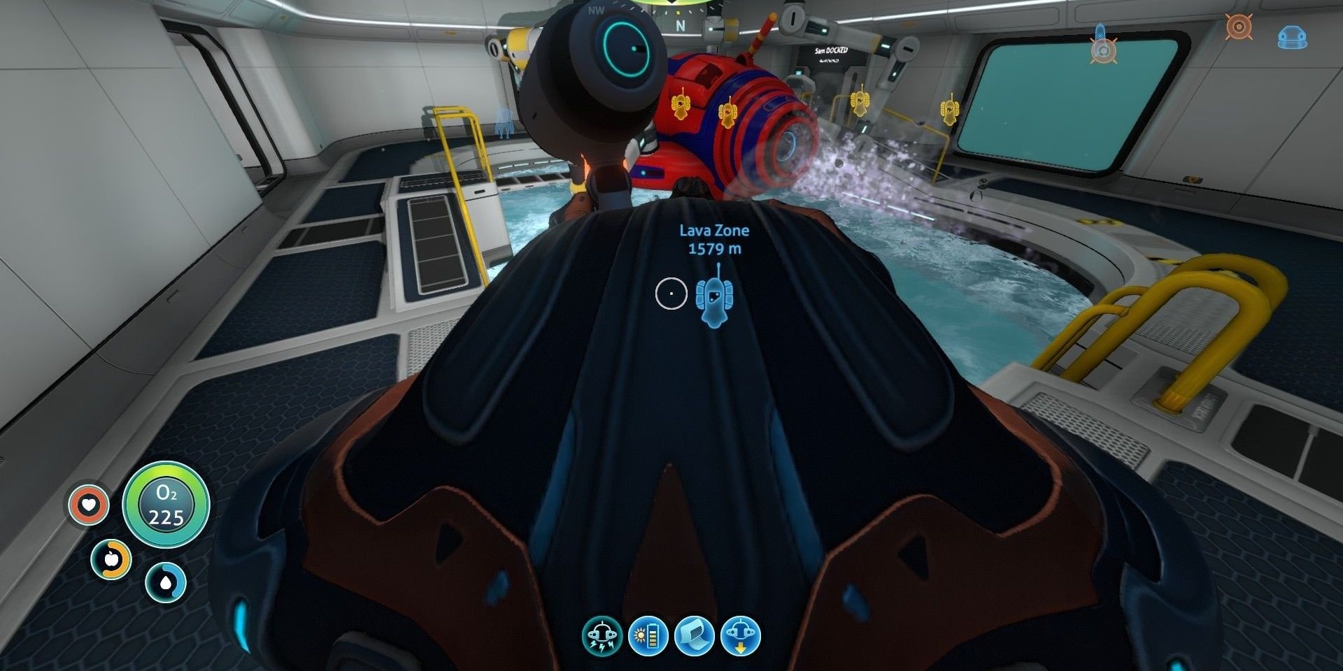 A glitch in Subnautica