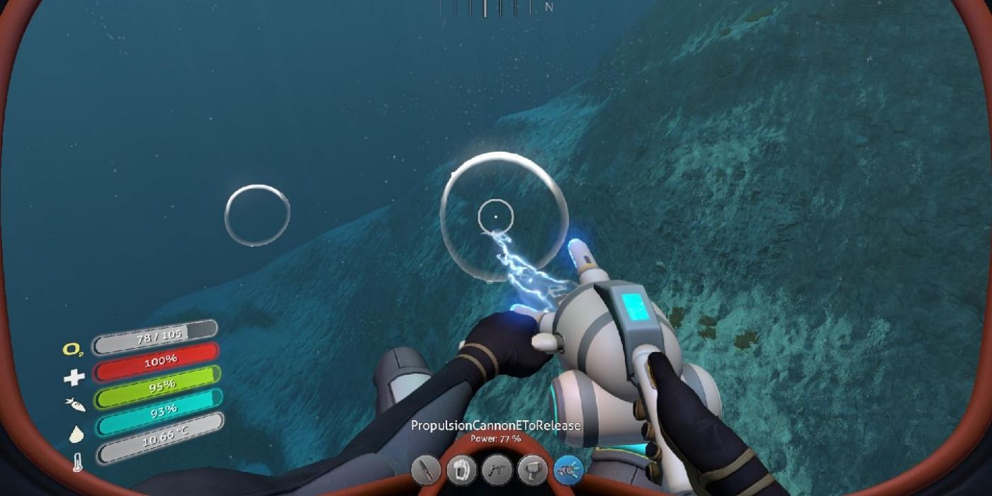 Propulsion Cannon in Subnautica