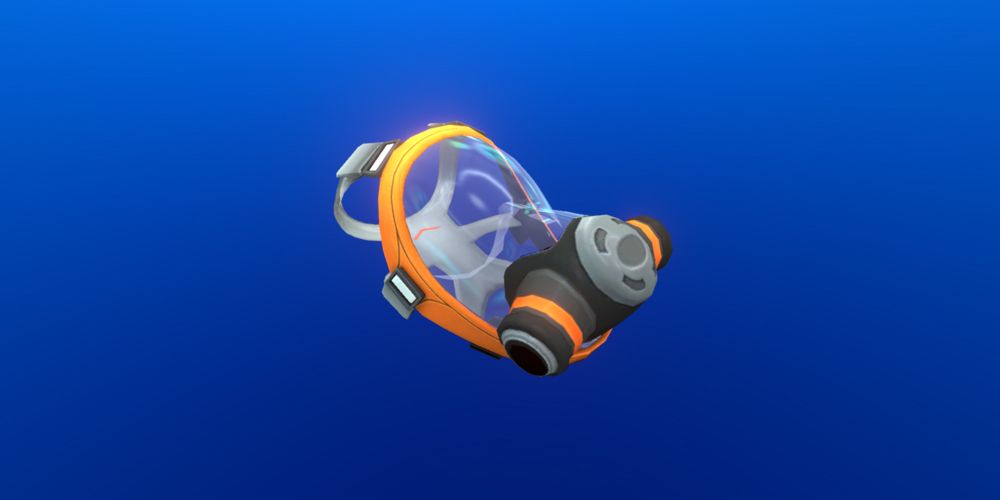 A rebreather in Subnautica