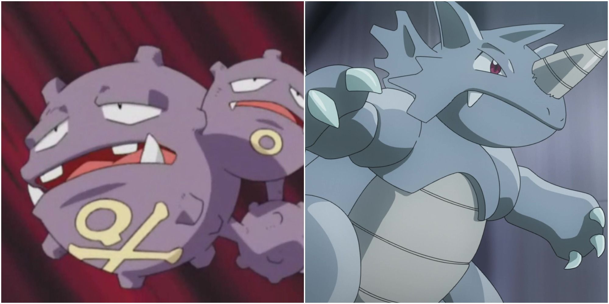 weezing rhydon pokemon anime generation 1 I