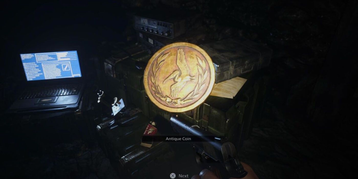 Antique Coin Resident Evil Village