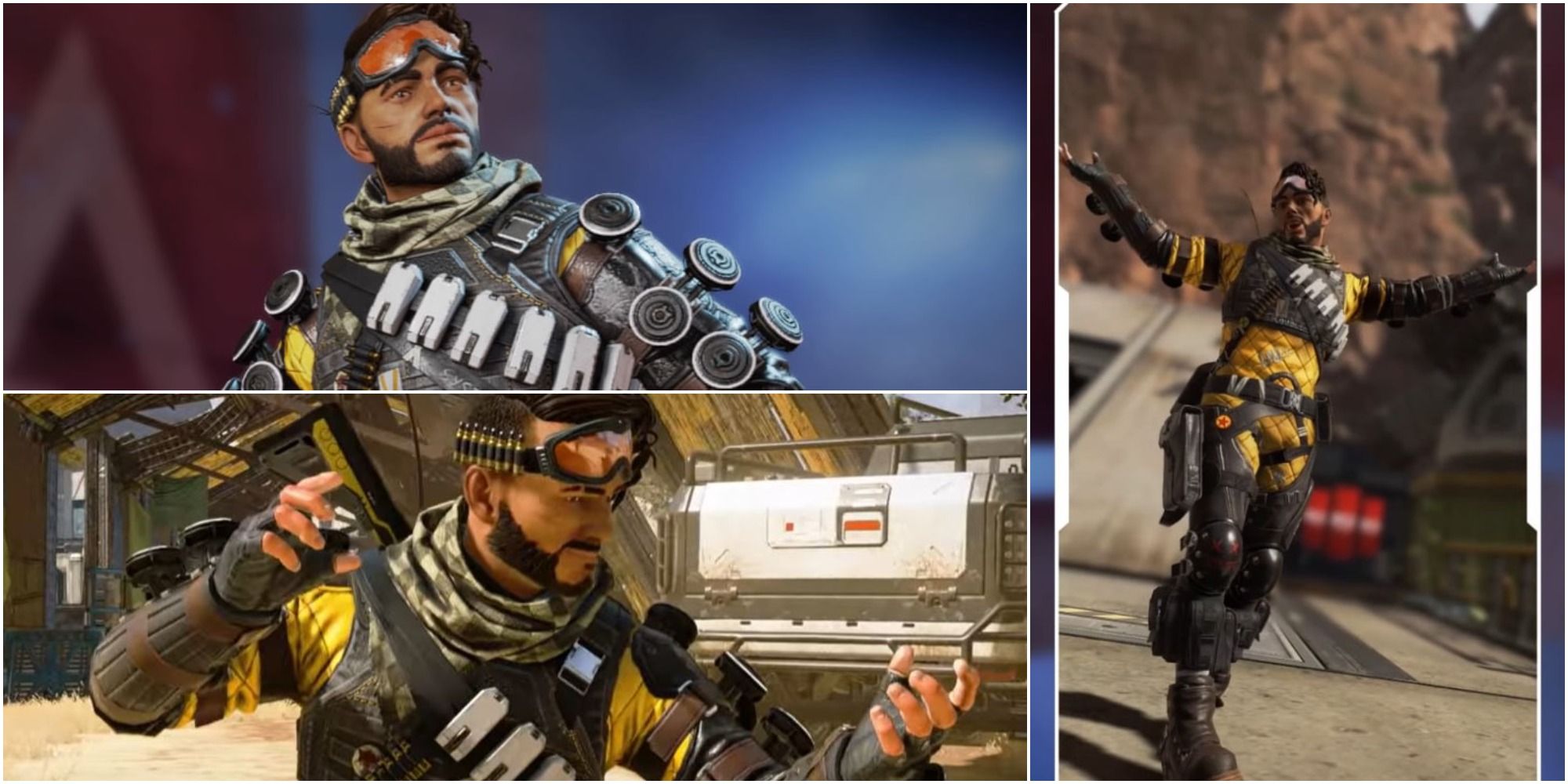 Apex Legends Mirage Finisher Dance Collage