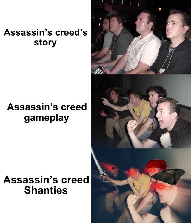 Assassin's Creed Black Flag Shanties Meme by Reddit User mariusiv