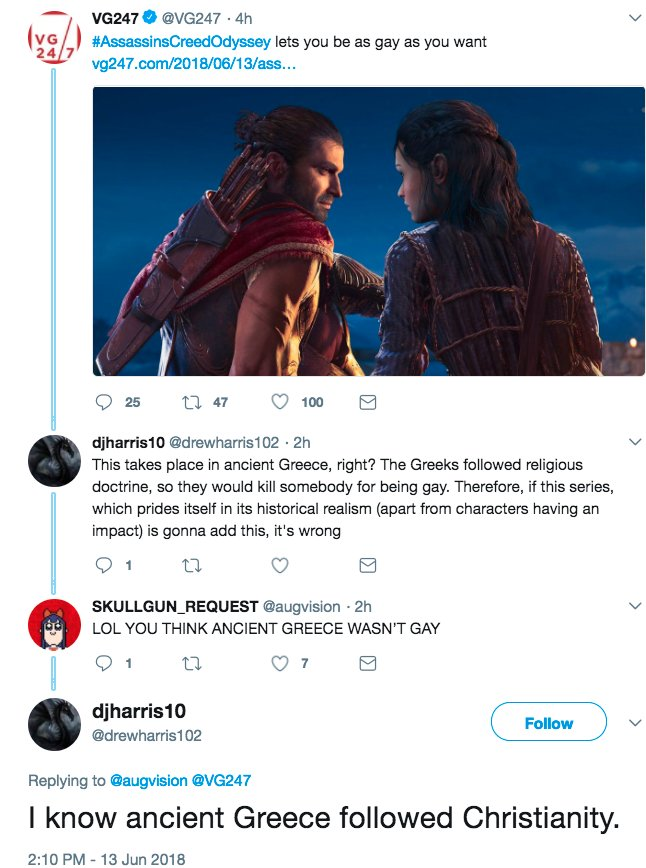 Assassins Creed Odyssey Gay Chistianity Meme camp-cope