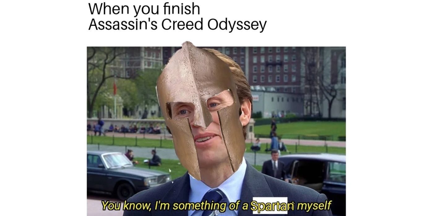 Assassins Creed Odyssey Spartan Meme Reddit User halfcafian