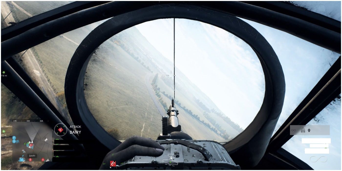 Battlefield V Bomber Gunner View