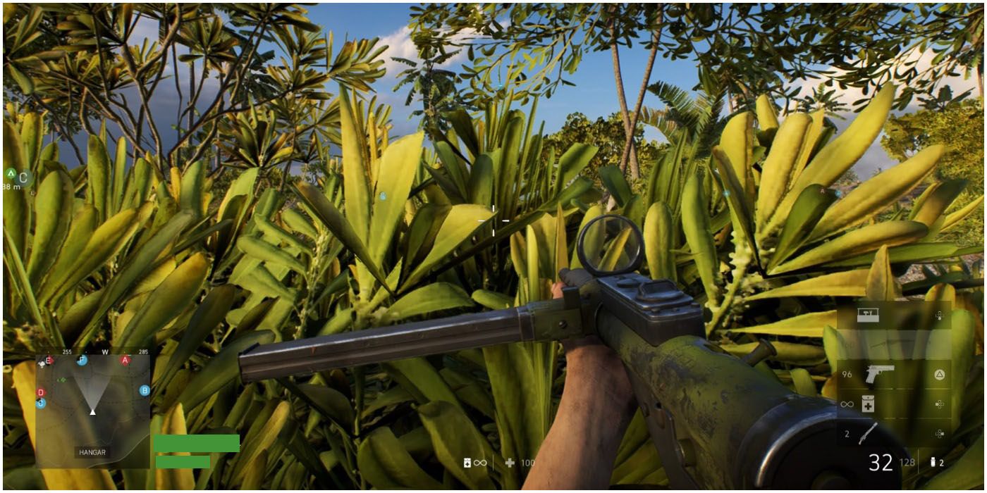 Battlefield V Conquest Mode Medical Class Hiding In Bushes