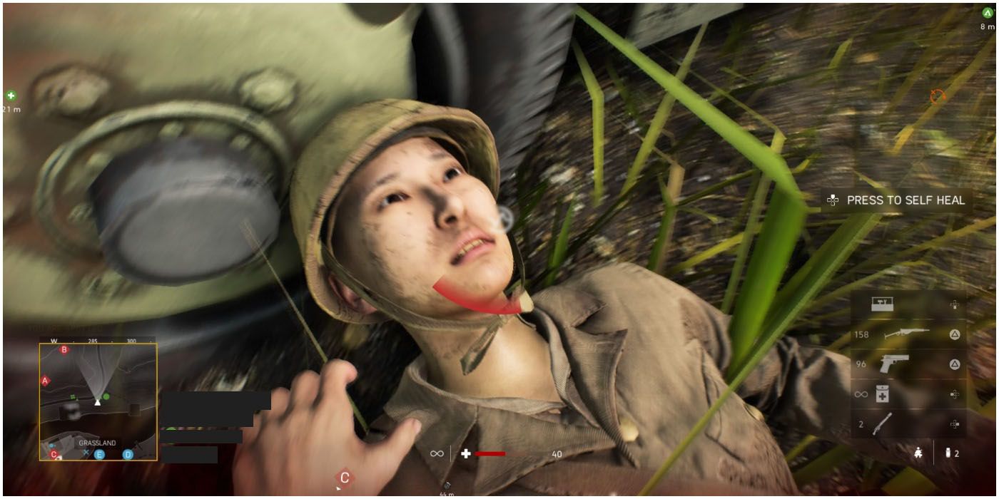 Battlefield V Medic Reviving Teammates In Conquest Mode